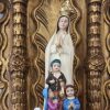 Imagen de la aparición de nuestra Señora de Fátima a los pastorcitos