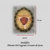 MEDALLON DETENTE DEL SAGRADO CORAZON DE JESUS