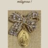 Broche cristal medalla milagrosa