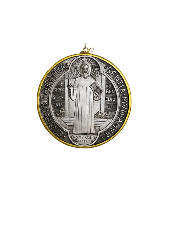 Medallón de pared - medalla de San Benito
