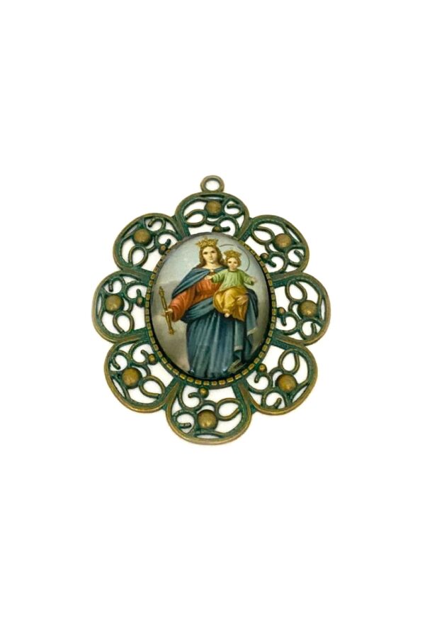 Medallón de La Virgen Auxiliadora