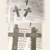 Cruz de los hijos de la Luz o también conocida del perdón . Acero Inoxidable