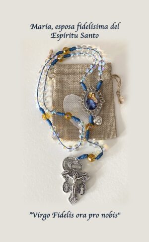 Rosario "Virgo Fidelis" en honor a la maternidad divina de Maria- Nueva Colección Navidad