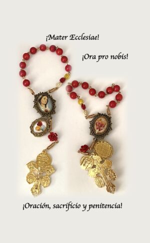 Decenario devocional PIERINA - Rosa mistica