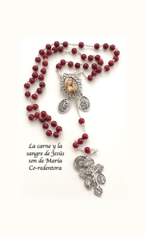 Rosario en vidrio en honor a La Eucaristia