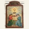 Cuadro de Jesús Eucaristía en madera impresa y pintada