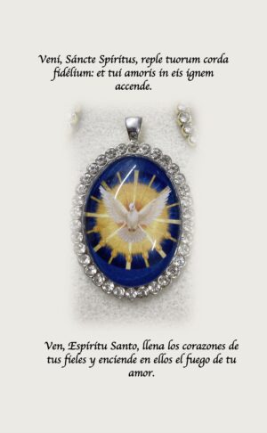 Medallón devocional del Espíritu Santo
