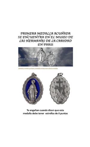 Medalla de la Milagrosa - Grande esmaltada
