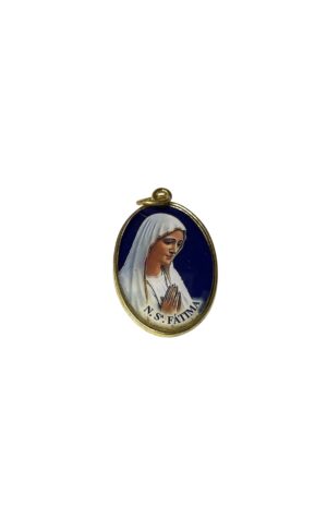 Medalla resina de La Virgen de FÁTIMA