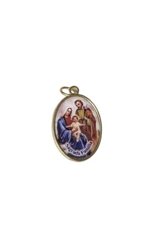 Medalla resina de La Sagrada Familia