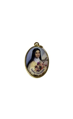 Medalla resina de Santa Teresita