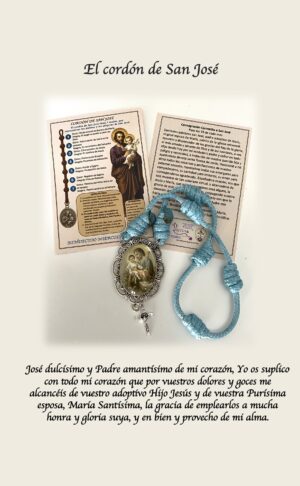 El cordón de San José  para la Veneración de San José meditando sobre sus dolores y gozos los miércoles